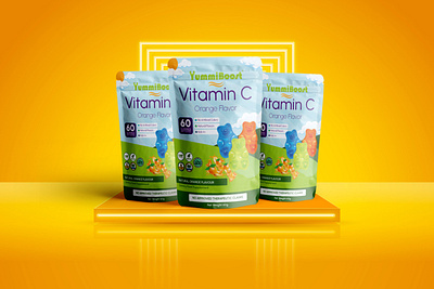 YummiBoost – Kids Vitamin C Gummies Packaging