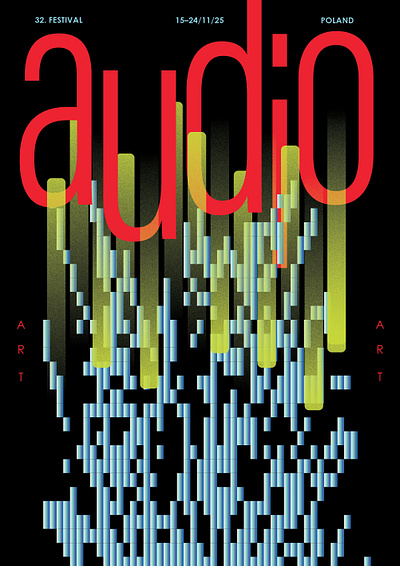 Poster for Audio Art Festival – Vol. 2 graphic design