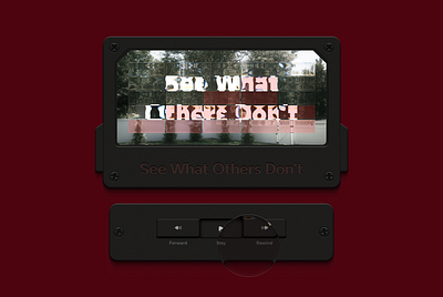 Peer through the lens of curiosity: See What Others Don't. Vinta android app branding ios mobile ui modern music retro saas skeuomorph ui ux ui design