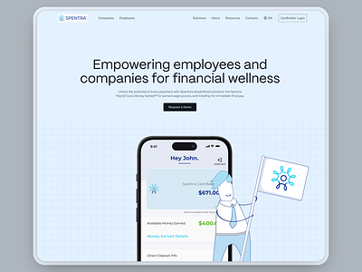 🚀 Spentra Website Redesign - Expense Management Made Simple animation branding design graphic design illustration logo typography ui ux vector