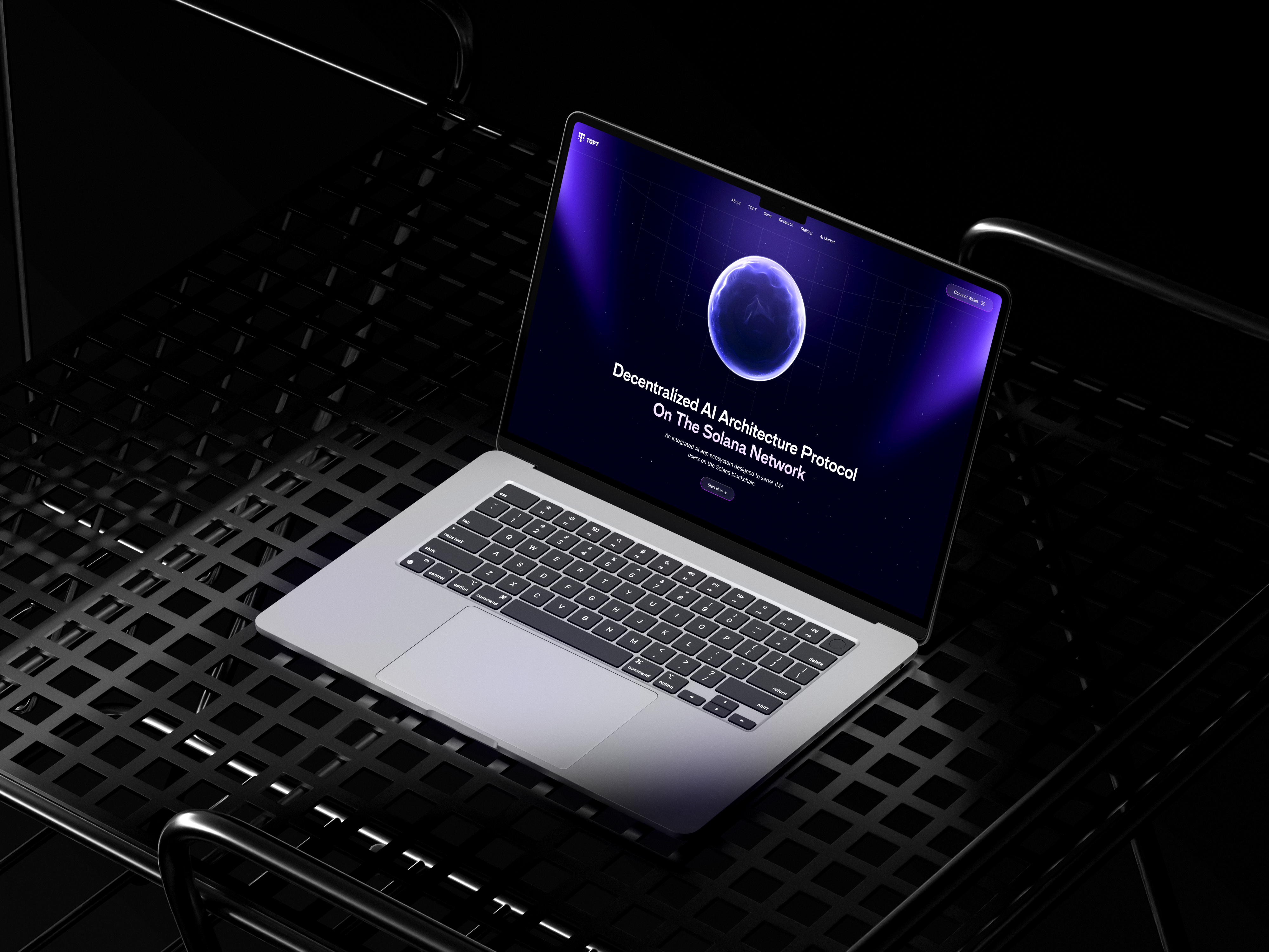 Example of Crypto Landing Page