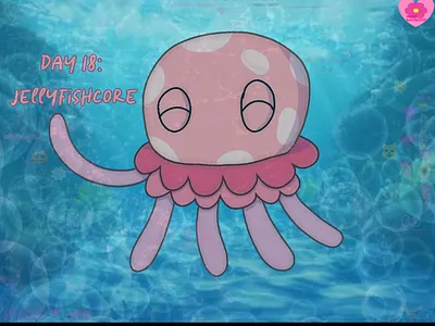 Julesthetic Day 18: jellyfishcore art post art tag digital art drawing fan art illustration