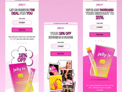 Jelly IV - Email Design ecommerce email email design graphic design jelly visual visual design
