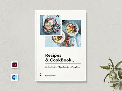 Cookbook / Recipes booklet branding catalogue cookbook cookbook indesign cookbook word cookbooktemplate design elegant cookbook food catalog food magazine food menu graphic design modern cookbook portfolio print recipe recipes simple cookbook template