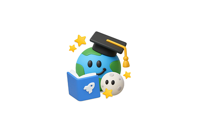 Earth Learning 3D 3d design graphic design illustration