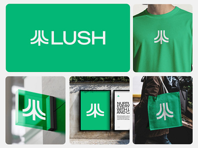 Lush - Nature - Agriculture - Agro - Leaf - Logo & Branding 3d abstract logo agriculture agro app icon app icon design brand identity brand logo branding business branding corporate branding farm garden green leaf visual identity