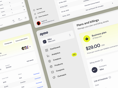 SMM-Marketing Dashboard Interface app billing branding clean crm dashboard design figma hawl interface marketing mobile panel product saas smm ui ux vadimmarchenko white