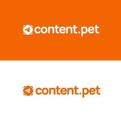 ContentPet Logo clean custom design logo minimal neat