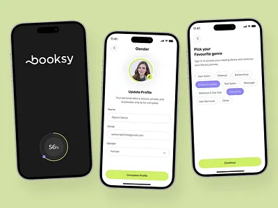 Boosky-Beauty & Wellness Services app screen android animation app design app interaction authentication beauty ai beauty ecommerce cosmetics app eyebrows face ai login screen mobile animation mobile app design mobile design app shopping app sing in sing up skin care app software ux ui
