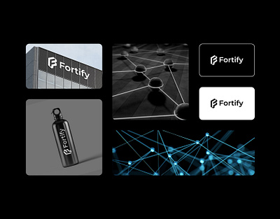 Fortify Brand Design, Logo design, Tech logo. brand design brand identity brand logo branding company logo f logo graphic design logo logo design logo redesign minimal logo modern tech logo monogram logo software logo tech logo techno logo technology logo typography logo