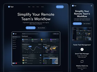 Dashboard UI Design – Clean, Minimal & Responsive antdesk chart dashboard dashboard design dashboard ui design efatuix landing page management minimal design project responsive design saas saas dashboard saas design saas website task management ui design userinterface web app design web design