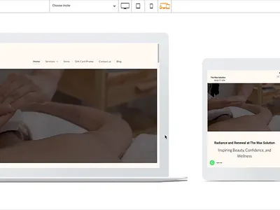 Beauty & Wellness Website & Web Design beauty branding landing page web redesign website wellness