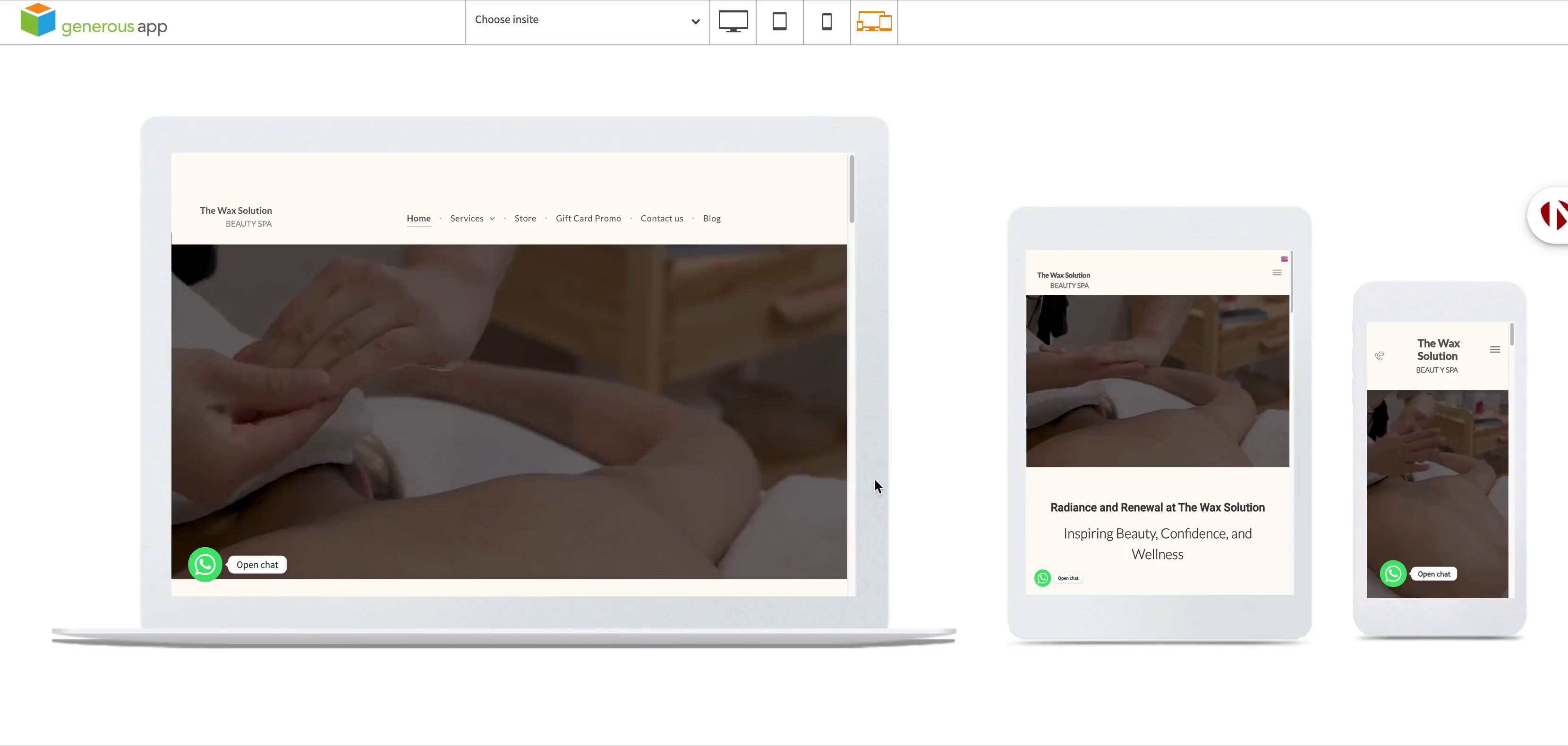Example of Full Website Design & Development
