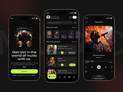 Music Streaming Mobile App 90s android app android mobile app animation app app design app design screen application ios app ios mobile app mobile mobile app design mobile app screen mobile application music app music player ui mobile uiux user interface ux mobile