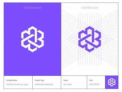 Abstract Geometric Blockchain Logo - Available For Purchase! abstractlogo blockchainbranding blockchainlogo brand identity designer brandidentitydesign branding cryptoartbranding cryptocurrencylogo cryptoidentity defilogo digitalbranding exclusivebrandlogo geometriclogo logo logo designer logodesign logoforsale minimalistlogo techlogo web3logo