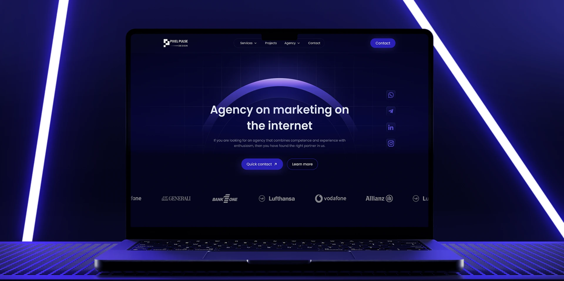 Example of Landing Page Design & Development
