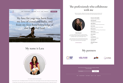 Yoga website redesign calm clean design home page landing page latest modern redesign ui ui design uiux web webdesign website yoga