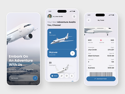 Flight Booking Mobile App air air tickets aircraft airplane airplane tickets app design booking flight flight app flight booking flight booking app mobile mobile app mobile app design online booking ticket application ticket booking travel app ui