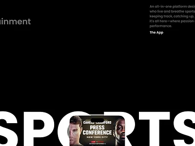 Sports app UI animation after effects animation app design boxing design minimal mobile app mockup modern motion graphics sports app streaming app ui animation ui design video animation video app