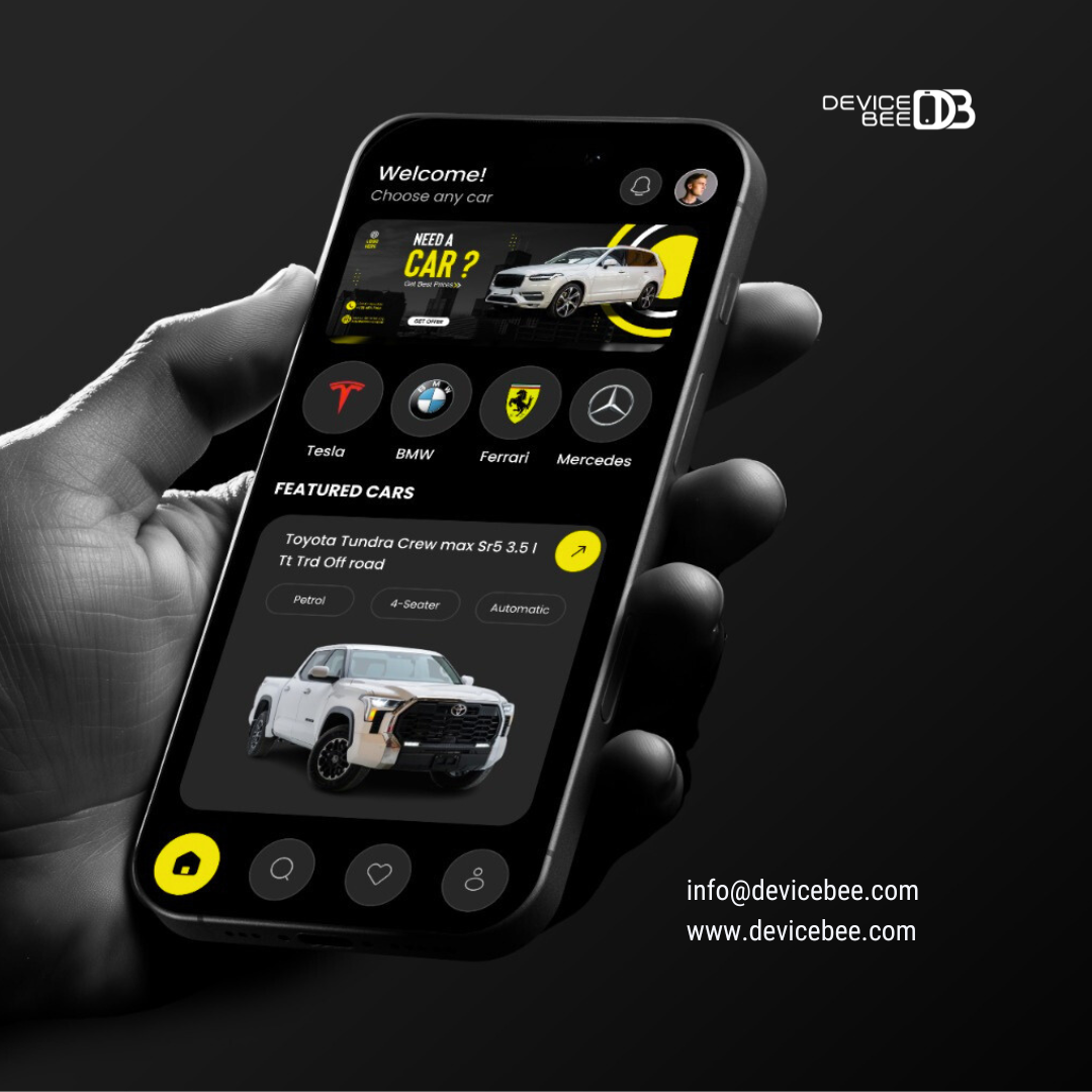 Car Rental App Development Dubai - DeviceBee app development company app development dubai car rental app dubai devicebee turo car rental clone