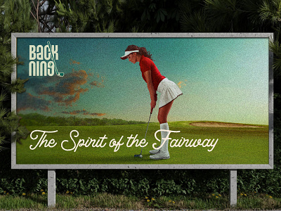 Back Nine - Golf Course brand designer branding golf club golfers logo logo designer logo identity logo maker logo vintage logos mockups vintage design