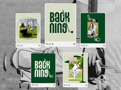 Back Nine - Golf Course brand designer brand identity branding golf golf club golf logo graphic designer logo logo designer logo ideas logo identity logo maker logos