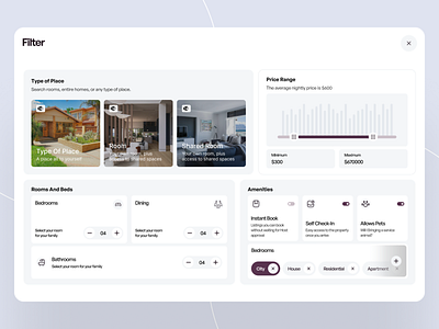 Havenix- Real Estate Filter Property page clean ui design filter page filter ui havenix website hero section minimal modern modern website property filter real estate real estate filter page ui uiux website website design website filter page