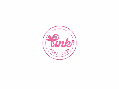 Pink Padel Club – Logo Design for a Fun & Stylish Padel Communit logo moden logo