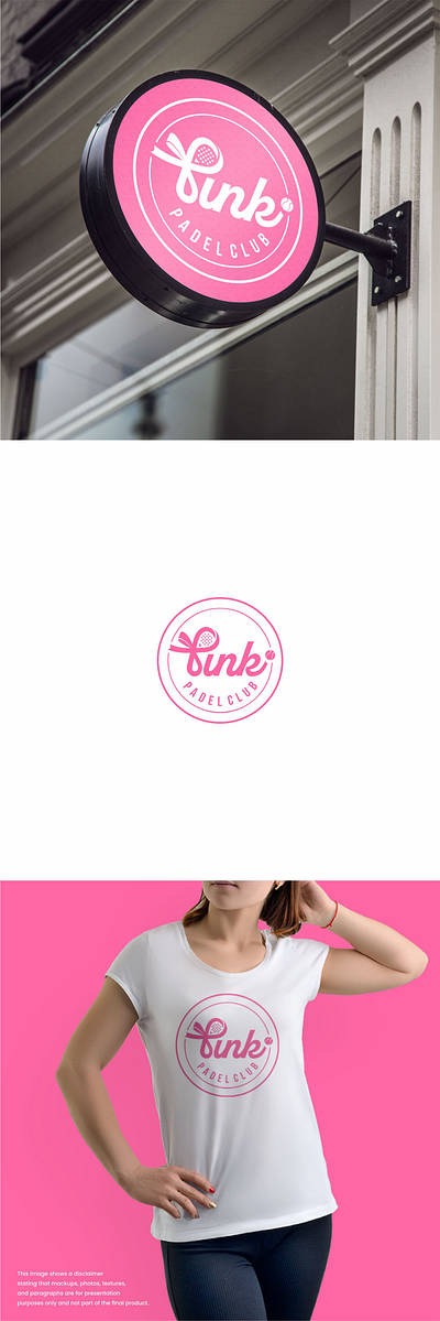Pink Padel Club – Logo Design for a Fun & Stylish Padel Communit logo moden logo