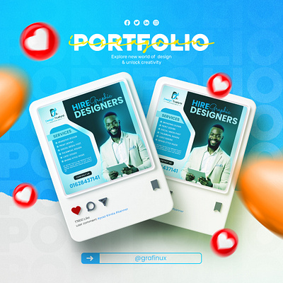 𝗛𝗶𝗿𝗲 𝗮 𝗣𝗿𝗼𝗳𝗲𝘀𝘀𝗶𝗼𝗻𝗮𝗹 𝗚𝗿𝗮𝗽𝗵𝗶𝗰 𝗗𝗲𝘀𝗶𝗴𝗻 attractive design creative design graphic design post design social media post