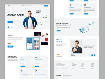 Clean & Modern Portfolio Layout for Creative Designers designerportfolio figmadesign landingpage minimaldesign personalwebsite portfoliodesign uiuxdesign uxuidesign webdesign