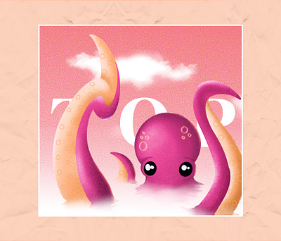 Octoposer: Dreamy, Textured, and a Little Weird illustration