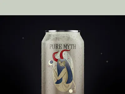 Pure Myth - Sour Beer branding pure myth sour beer