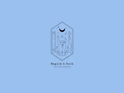 Magick & Rock bar branding logo magick