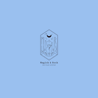 Magick & Rock bar branding logo magick