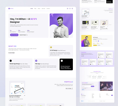 WENSO - Personal Branding Portfolio Landing Page Website design landing page ui landingpage minimaldesign modernui personal landing page design personal website personalbranding personalportfolio portfolio portfolio landing portfolio landing page portfoliolandingpage product design ui ui design uidesign ux web design webdesign
