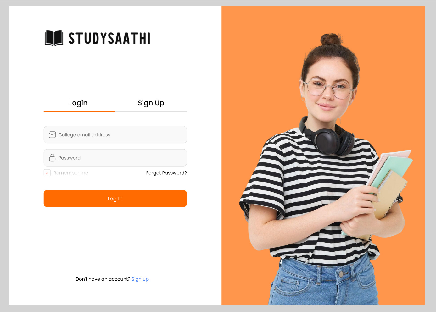 Website Login Page By Rakesh Sokhal On Dribbble