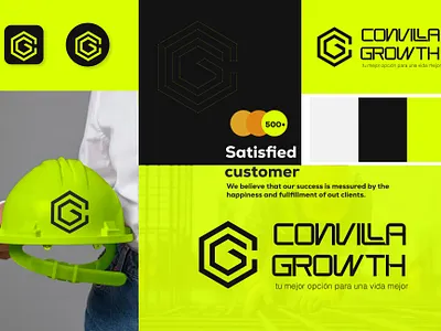 CG Hexagon logo branding design flat graphic design icon illustration logo minimal ui vector