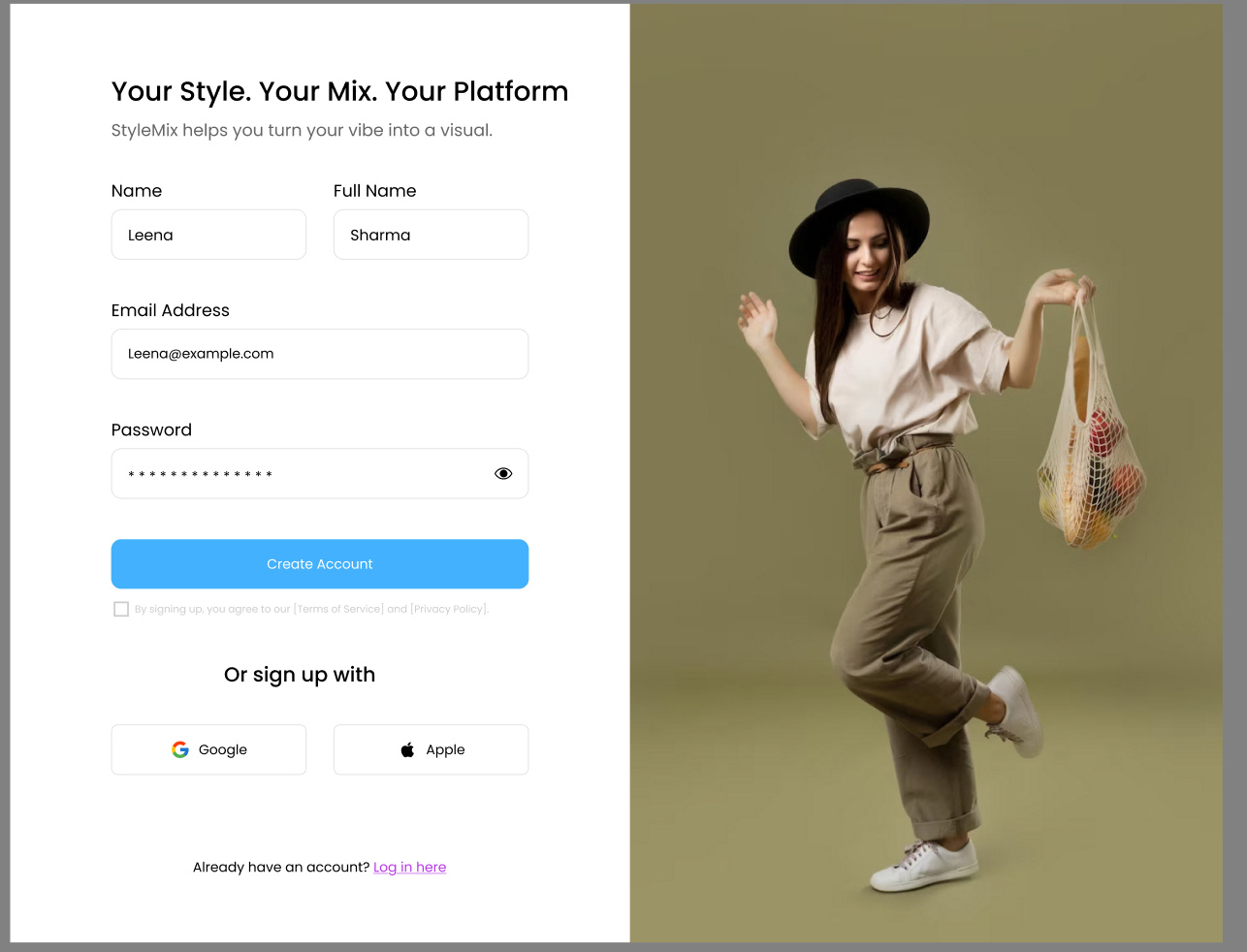 e-commerce website Sign up page by Rakesh Sokhal on Dribbble