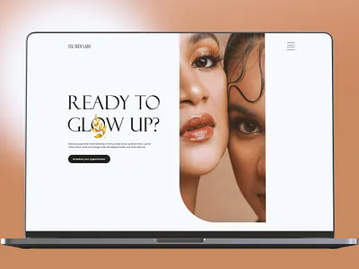 SSL SKIN LABS website design branding ui ui design user interface design web design website ui