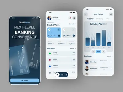 Finance Management App app app design bank account banking app credit card debit card design finance finance app fintech fintech app fintech design ios mobile mobile app money payment ui ux wallet app
