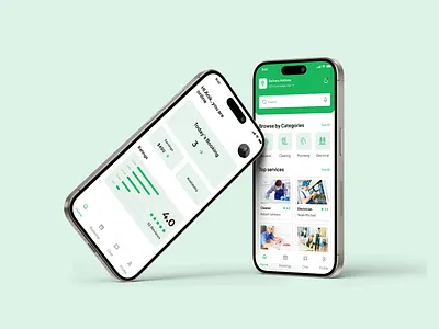 Home Service App UI – Booking, Service Provider & Dashboard Desi booking app clean ui cleaner app dashboard design electrician app figma design home repair app home service app minimal app mobile app design mobile ui modern app design on demand service plumber app service booking service provider app uiux user interface