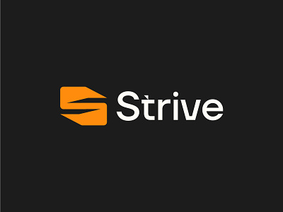 Strive Logo Design brand identity branding business logo clean design flat logo letter s logo logo logo design logotypo minimalist logo modern logo monogram logo professonal logo s lettermark s logo simple logo design startup logo tech logo