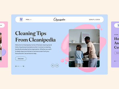 Cleanipedia Website Redesign branding cleaning website community platform design digital design modern design motion graphics product design responsive design ui ui design user experience ux design visual storytelling web redesign website design