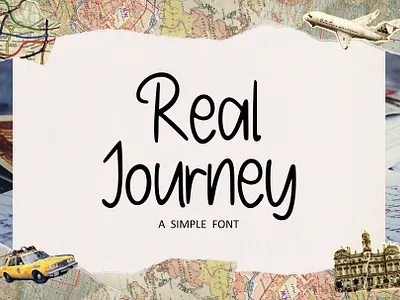 Real Journey Font branding design font graphic design handwritten illustration journey monoline real script