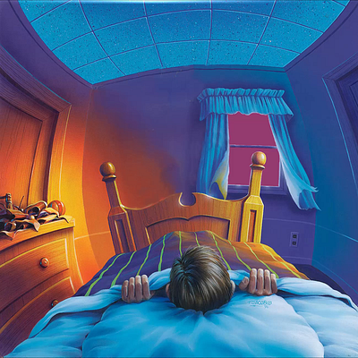 Don't Go To Sleep!!! 2d animation 90s animation design dontgotosleep goosebumps goosebumpsbooks illustration