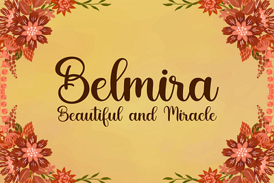 Belmira Font belmira branding design font graphic design illustration logo script sript ui ux vector