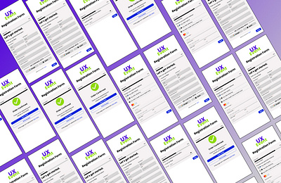 Webinar Onboarding Flow – Responsive UX/UI Design figma onboarding signup ui ux web design