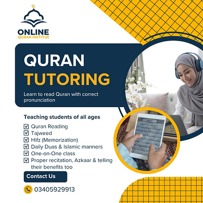 POST DESIGN FOR QURAN TUTOR logo qurantutor