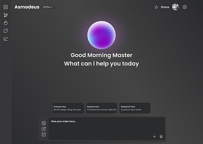Asmodeus.AI ai ai design chatgpt ui uiux ux design
